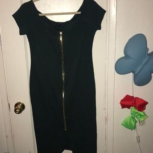 Green Haunte Monde skin tight dress